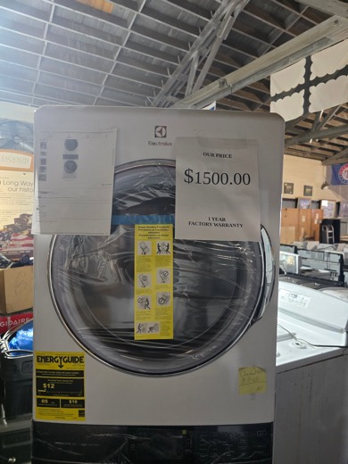 New Electrolux front-load washer with warranty