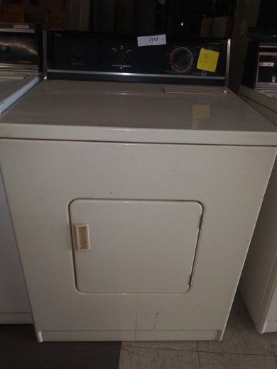 Beige used clothes dryer