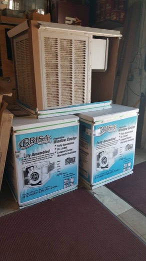 Brisa window evaporative coolers