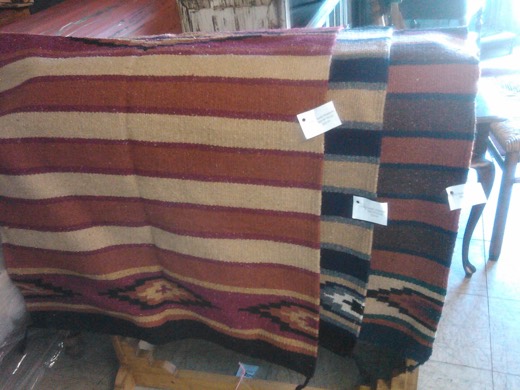 Southwestern woven blankets