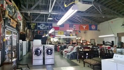 Showroom with appliances and furniture