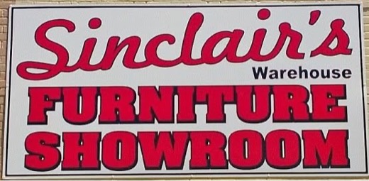Sinclair's Furniture Showroom sign
